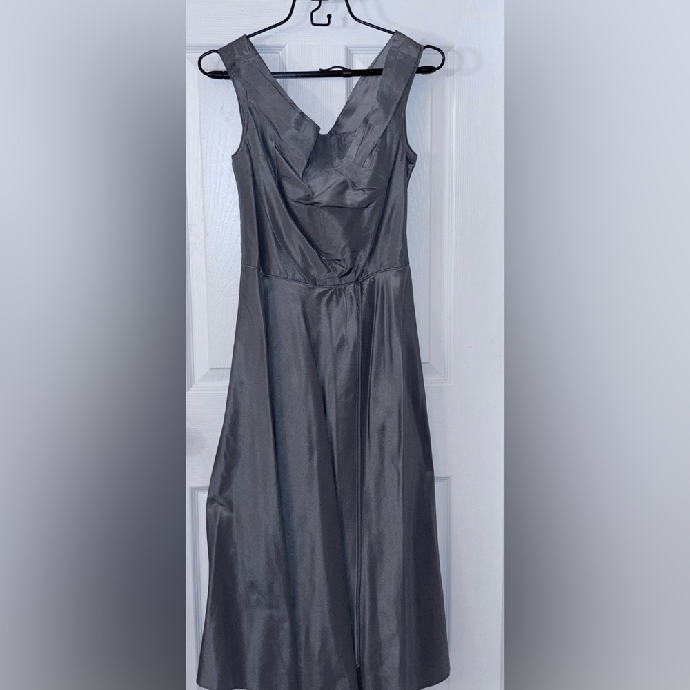 Banana Republic Silver Gray Dress